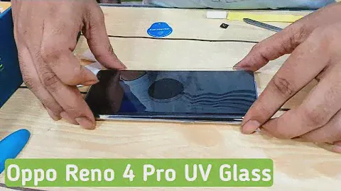 Oppo Reno 4 Pro UV Glass installation | Full Screen Tempered Glass