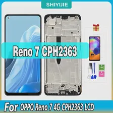 Новый 6,43 "AMOLED Для OPPO Reno 7 4G CPH2363 ЖК-дисплей С Сенсорным Экраном С Рамкой Для OPPO Reno 7 4G Протестирована Замена Сборки