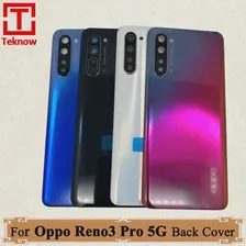 Оригинал для Oppo Reno 3 Pro Reno3 Pro 5G Задняя Крышка батарейного отсека Корпус задней двери чехол Для OPPO Reno 3 Pro Задняя Стеклянная Крышка батарейного отсека