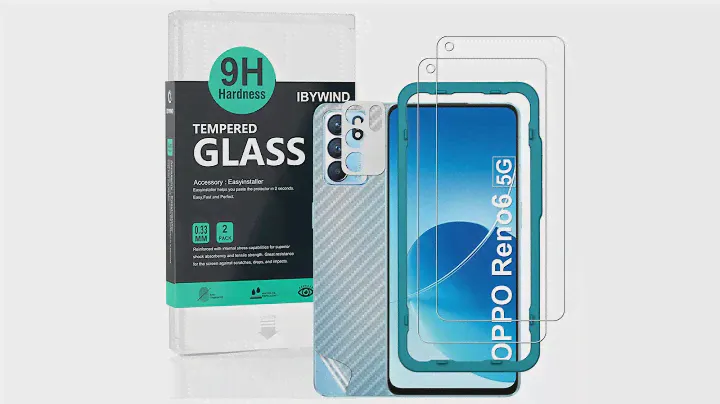 Oppo Reno6 5G Tempered glass ibywind Protector With Easy Install Kit And Camera Lens Protector