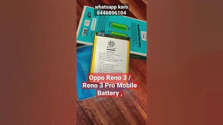 Oppo Reno 3 Mobile Battery , Oppo Reno 3 Pro Mobile Battery , BLP755 Model Battery