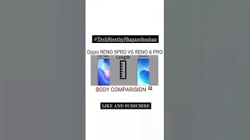 Oppo(Reno 5 Pro vs Reno 6 Pro) |Body_Comparison #TechShortbyShayanchouhan #TS_by_Shayan_chouhan