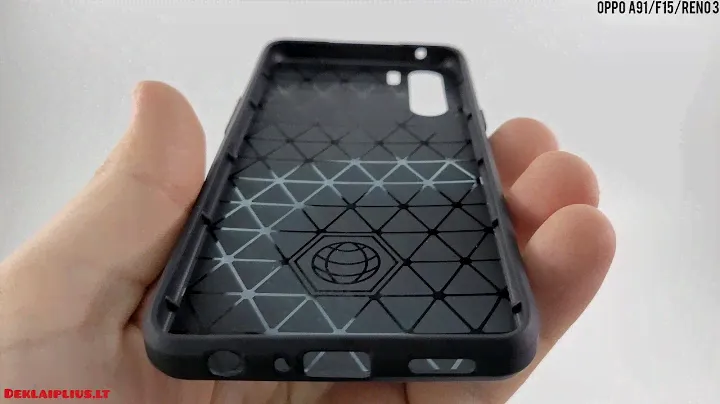 Carbon Oppo A91-F15-Reno 3 dėklas-case-чехол