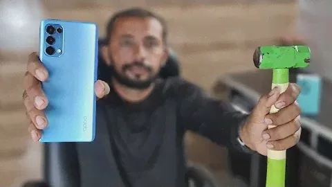 Oppo Reno 5 Pro 5G Display Glass Scratch Test
