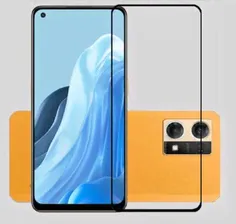Защитное стекло Oppo Reno 7/ Reno 8T 4G На весь экран Черное Бесплатная доставка