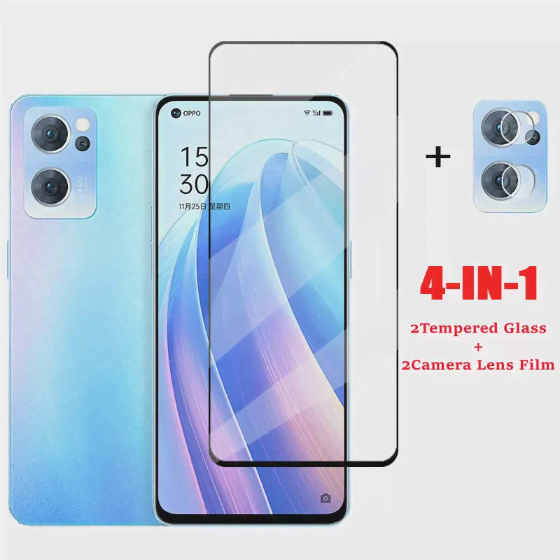 Полное Защитное Стекло Для OPPO Reno 7 Закаленное Стекло Для Reno 7 6 5 5g Протектор экрана Защитная Пленка для Объектива камеры телефона Для Reno 7