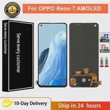 6,43 ”AMOLED Для OPPO Reno 7 4G 5G ЖК-дисплей с сенсорным экраном в Сборе, Сменный Аксессуар для OPPO Reno 7 CPH2371 CPH2363