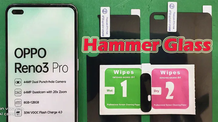 oppo reno 3 pro screen protector with camera glass