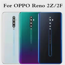 Для OPPO Reno 2Z Задняя крышка батарейного отсека Дверца Стеклянный Корпус Задняя крышка для OPPO Reno2 Z reno 2F 2 Z Крышка батарейного отсека 6,53 "