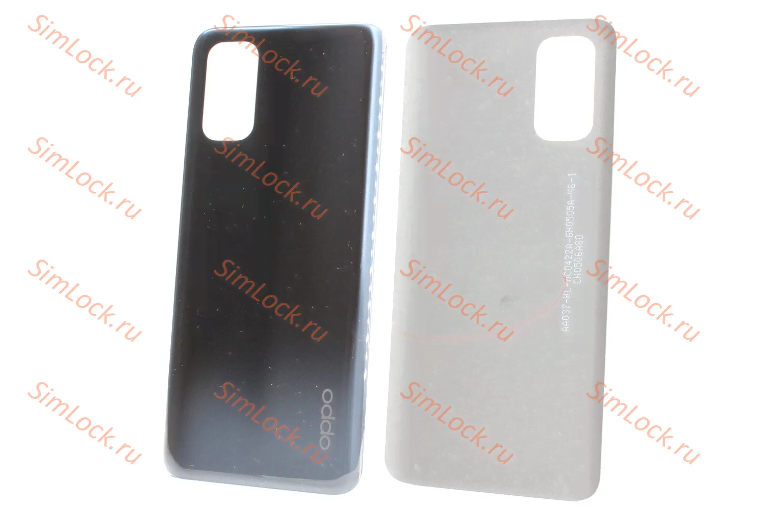 Задняя крышка Oppo Reno 5 (CPH2159), черный, К-2-1