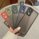 Для OPPO Reno 8 Lite Чехол Reno 8T 8 7 Lite Funda Матовый Полупрозрачный Противоударный Жесткий Защитный Бампер Для Телефона Reno 8 Lite