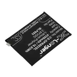 Аккумулятор CameronSino для OPPO Reno 7, Reno 7 5G (BLP893) 4350mah-0